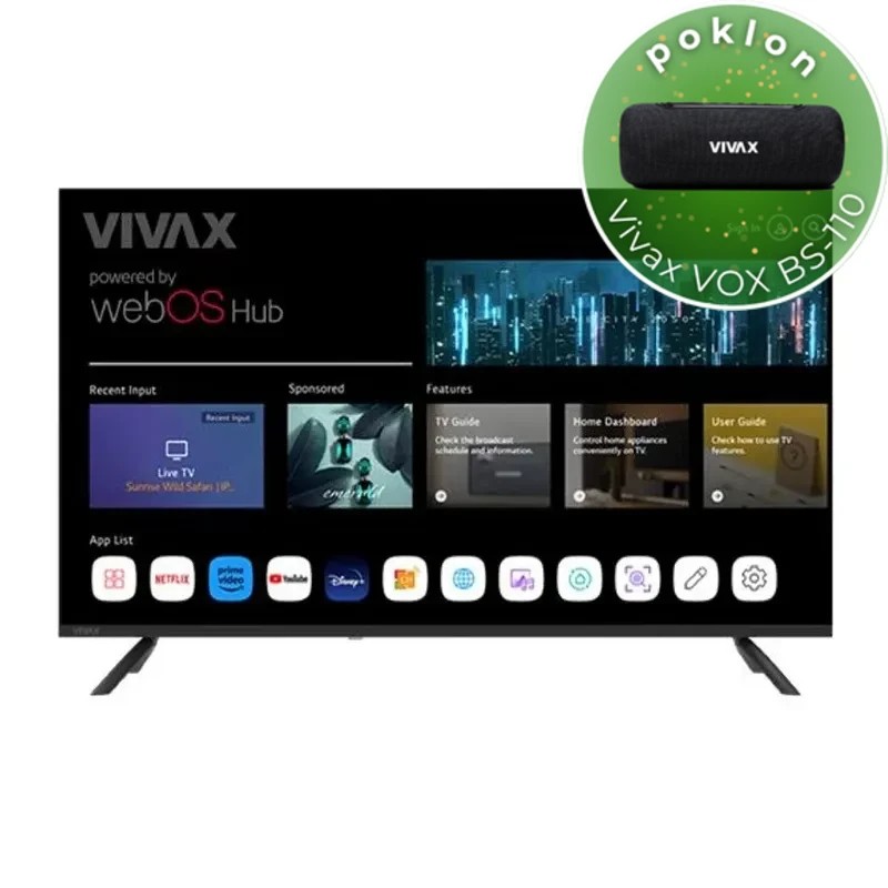 Televizor Vivax LED TV 43'' (109 cm) TV-43LE110WO Televizor Vivax LED TV 43'' (109 cm) TV-43LE110WO