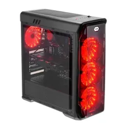 Kućište LC-Power LC-988B-ON Red Typhoon midi-ATX