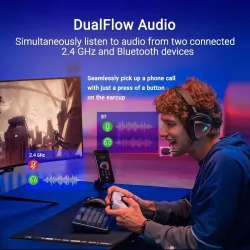 Slušalice Asus Rog Delta II Gaming Wireless Crne