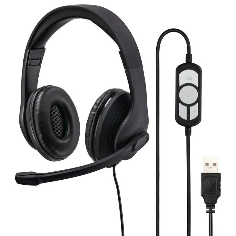 Slušalice Hama HS-USB300 PC Office Headset Crne Slušalice Hama HS-USB300 PC Office Headset Crne