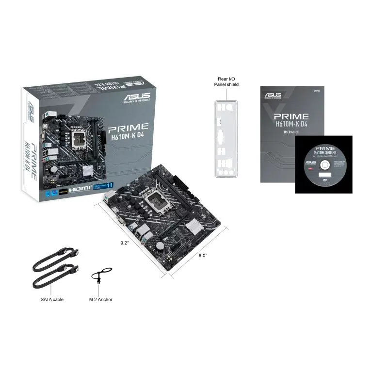 Intel Asus H610M-K LGA 1700 Intel Asus H610M-K LGA 1700