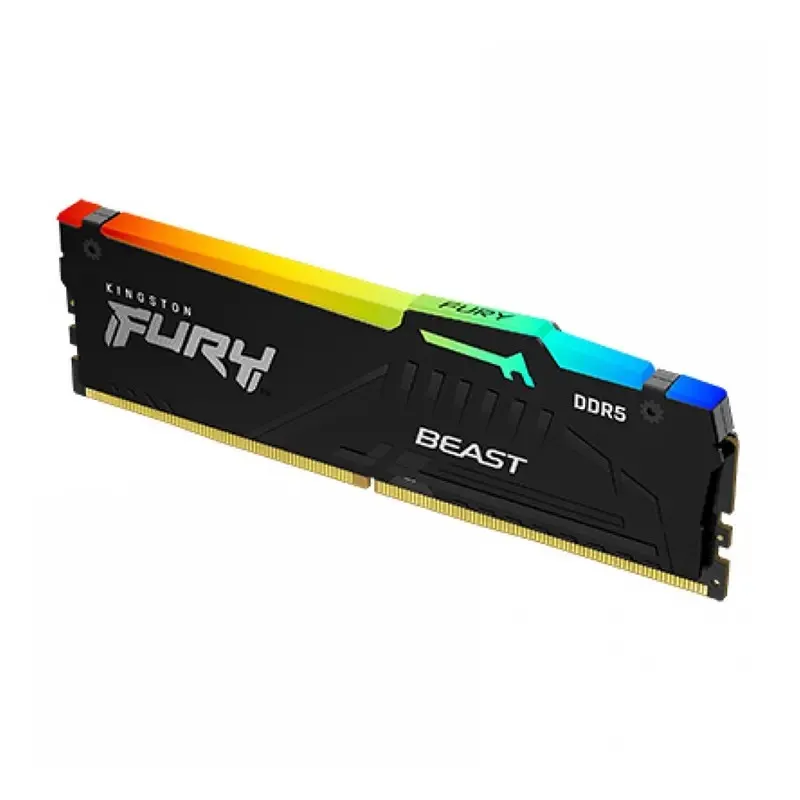 RAM memorija Kingston Fury Beast RGB 32GB DDR5 5200MHz RAM memorija Kingston Fury Beast RGB 32GB DDR5 5200MHz