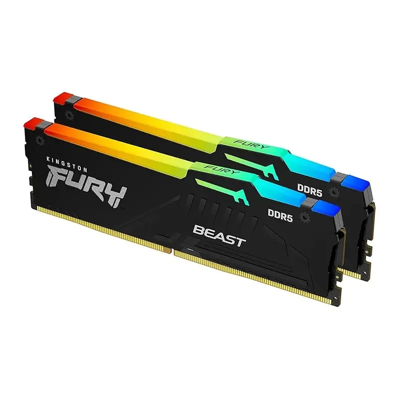 RAM memorija Kingston Fury Beast RGB 32GB (2x16BG) DDR5 5600MHz RAM memorija Kingston Fury Beast RGB 32GB (2x16BG) DDR5 5600MHz