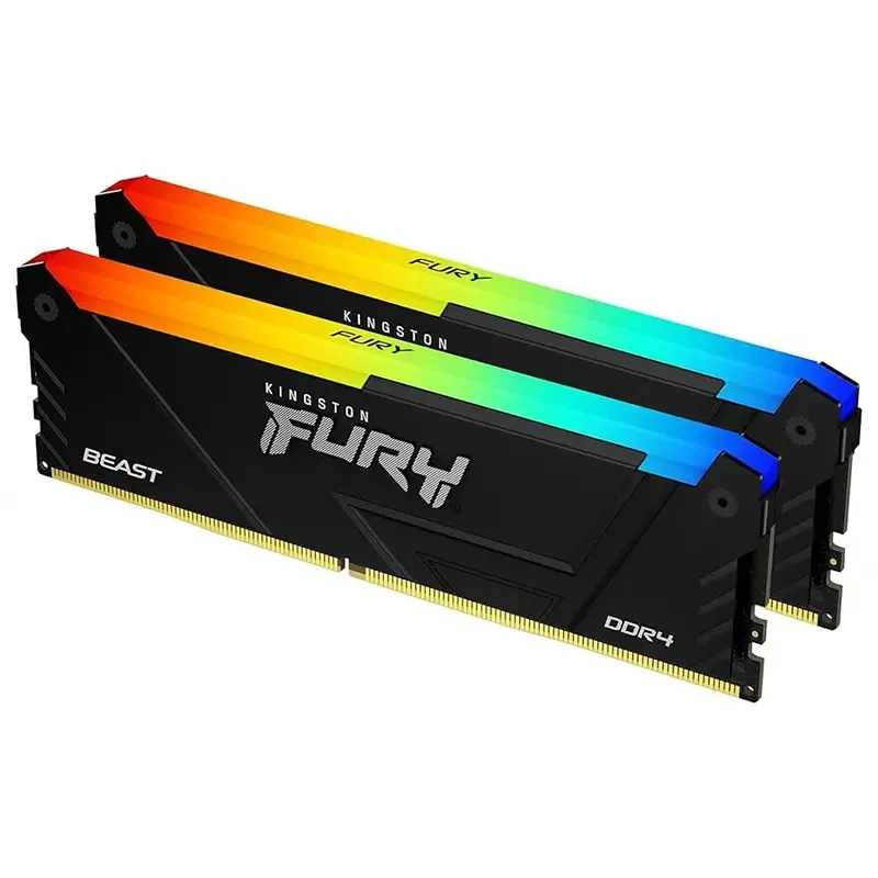RAM memorija Kingston Fury Beast RGB 32GB (2x16GB) DDR4 3200MHz RAM memorija Kingston Fury Beast RGB 32GB (2x16GB) DDR4 3200MHz