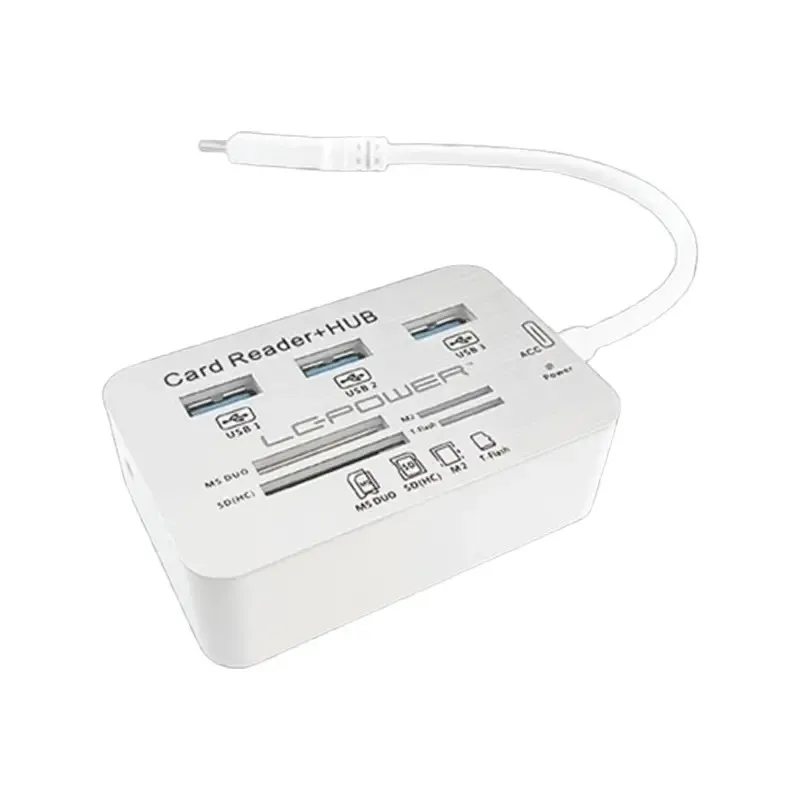 LC-Power čitač kartica USB HUB, LC-HUB-C-CR LC-Power čitač kartica USB HUB, LC-HUB-C-CR