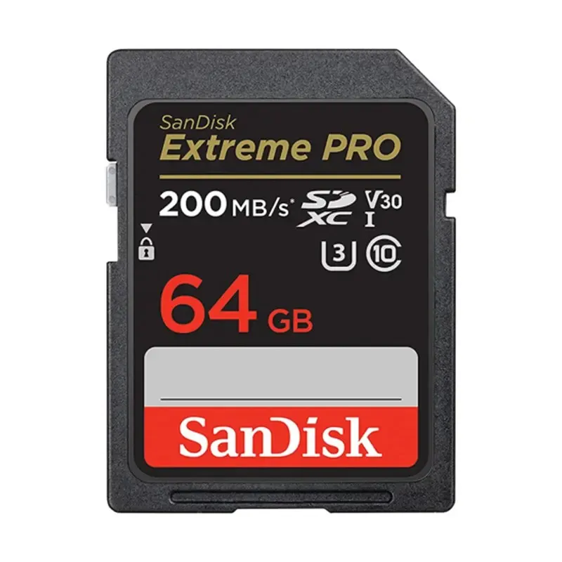SanDisk SDXC 64GB Extreme Pro - 200MB/s V30 UHS-I SanDisk SDXC 64GB Extreme Pro - 200MB/s V30 UHS-I