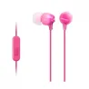 Sony slušalice EX-15 roze s mikrofonom