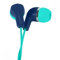 Canyon slušalice s mikrofonom CNS-CEPM02GBL plavo zelene