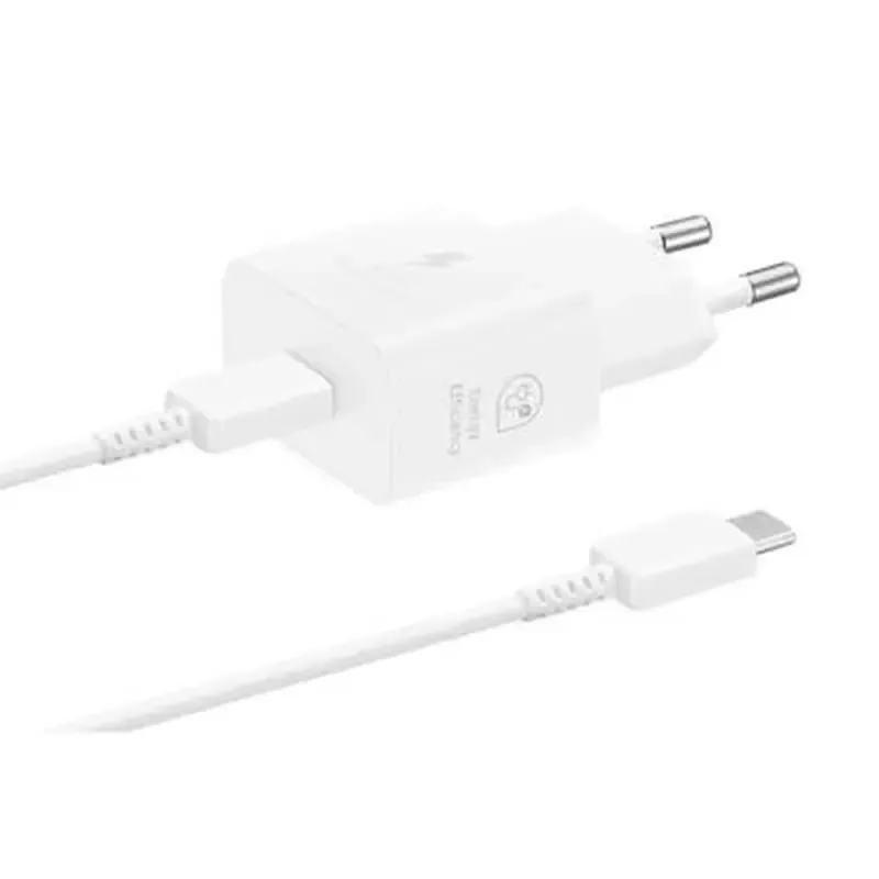 Samsung punjač 25W za ultra brzo punjenje Type-C bijeli (kabal uključen) Samsung punjač 25W za ultra brzo punjenje Type-C bijeli (kabal uključen)