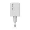 Canyon punjač CU45AC, 45W GaN, bijeli, 1x USB-C PD, 1x USB-A QC