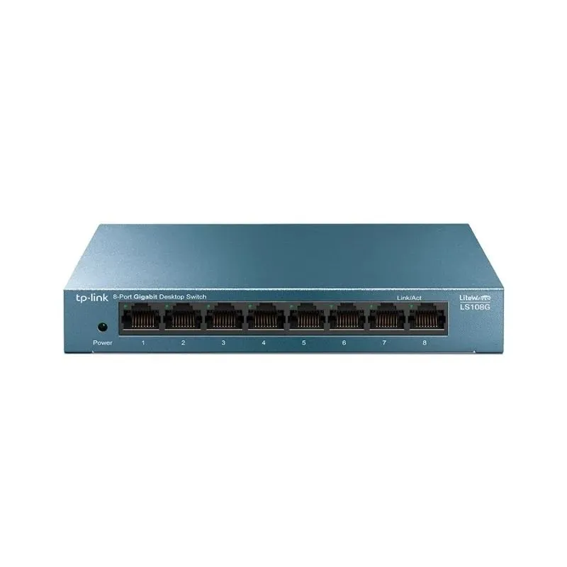 TP-LINK LS108G 8-Port Gigabit Desktop Switch TP-LINK LS108G 8-Port Gigabit Desktop Switch