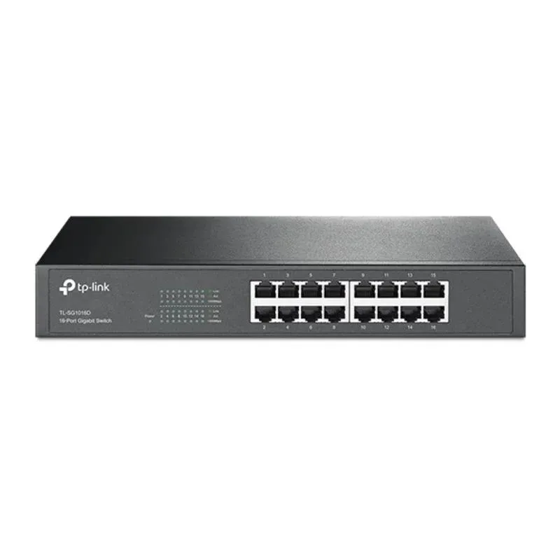 TP-LINK TL-SG1016D 16-Port Gigabit Desktop/Rackmount Switch TP-LINK TL-SG1016D 16-Port Gigabit Desktop/Rackmount Switch