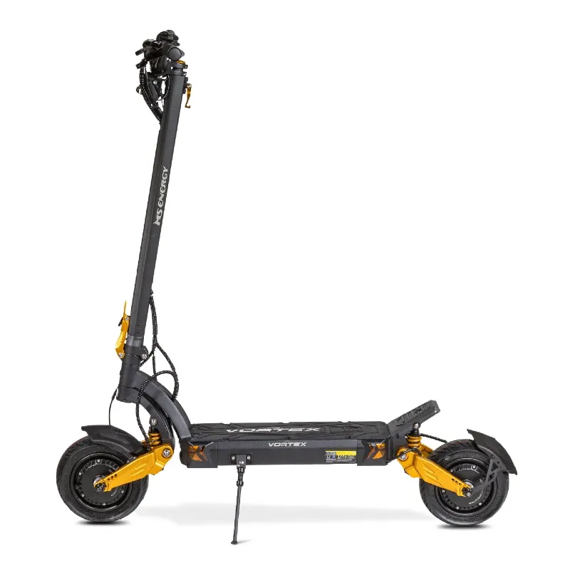 MS ENERGY električni skuter - romobil VORTEX GOLDEN/crni, domet do 70km
