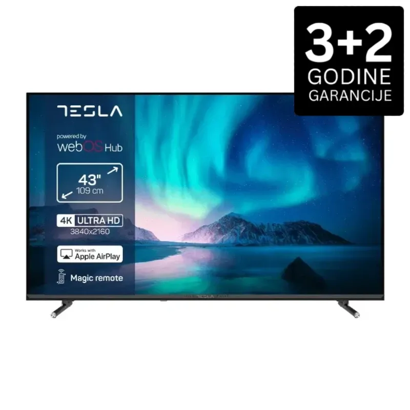 Televizor Tesla LED TV 43'' (109 cm) 43E645BUW Televizor Tesla LED TV 43'' (109 cm) 43E645BUW