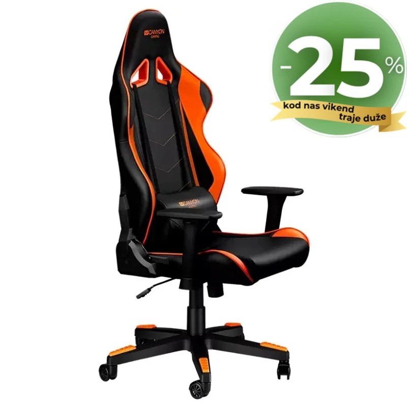 CANYON gaming stolica Deimos GC-4 Crno-Narandžasta CANYON gaming stolica Deimos GC-4 Crno-Narandžasta