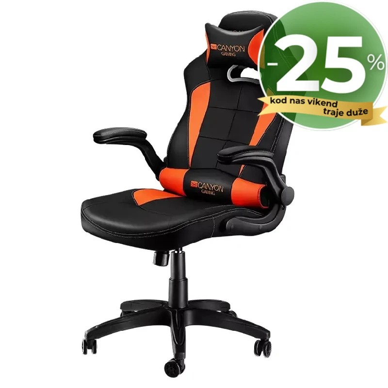 CANYON gaming stolica Vigil GC-2 Crno-Narandžasta CANYON gaming stolica Vigil GC-2 Crno-Narandžasta