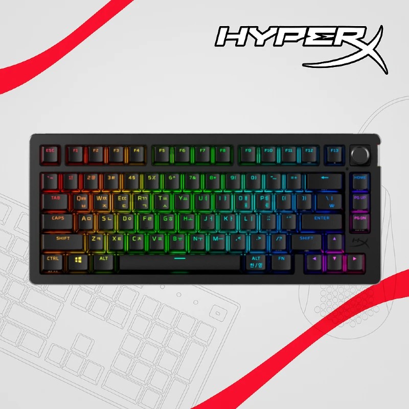 HyperX Alloy Rise 75 Wireless gaming tastatura HyperX Alloy Rise 75 Wireless gaming tastatura