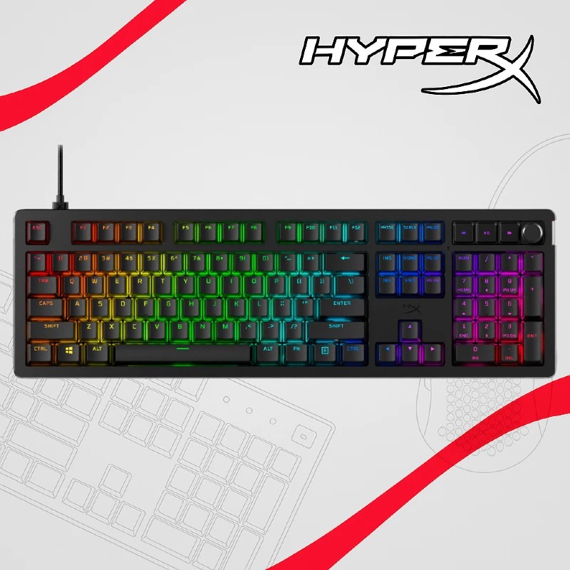 HyperX Alloy Rise mehanička gaming tastatura HX crvena (US layout) HyperX Alloy Rise mehanička gaming tastatura HX crvena (US layout)
