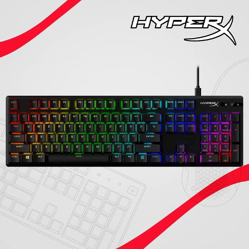 HyperX Alloy Origins PBT HX RED gaming tastatura HyperX Alloy Origins PBT HX RED gaming tastatura