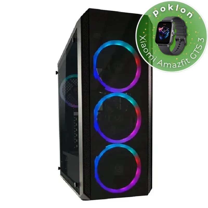 Računar Imtec Game Intel Core i5 14400 + RTX5060 8GB Računar Imtec Game Intel Core i5 14400 + RTX5060 8GB