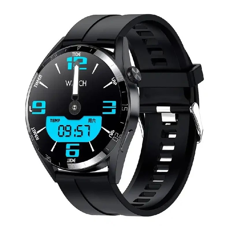 Microwear smartwatch GT3 PRO metal crni, silikonska narukvica Microwear smartwatch GT3 PRO metal crni, silikonska narukvica